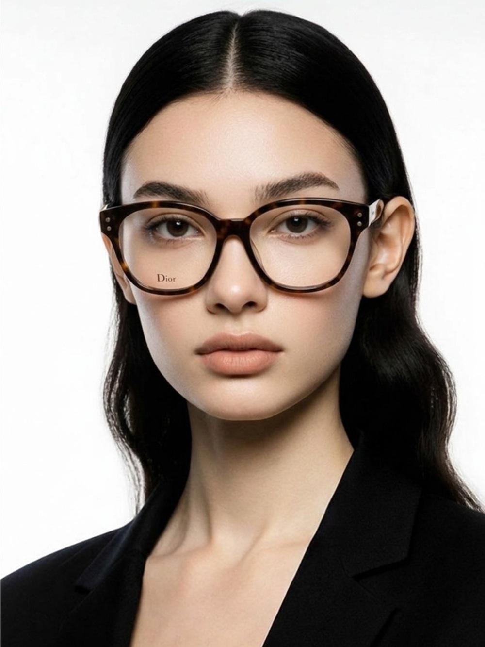 Dior Ladies Tortoise Aviator/Pilot Eyeglass Frames Diorcd2f 086 51 Eyeglasses